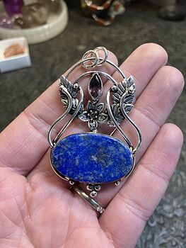Fairy Themed Lapis Lazuli Crystal Stone Pendant Charm #lvbT3coxdlk