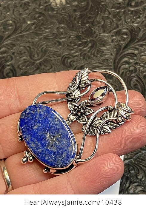 Fairy Themed Lapis Lazuli Crystal Stone Pendant Charm - #lvbT3coxdlk-10