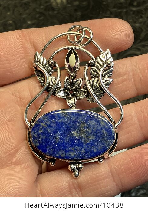Fairy Themed Lapis Lazuli Crystal Stone Pendant Charm - #lvbT3coxdlk-8
