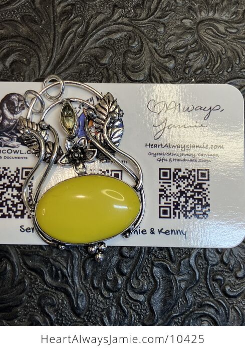 Fairy Themed Yellow Crystal Stone Pendant Charm - #i7Q8PB5Ci1o-5