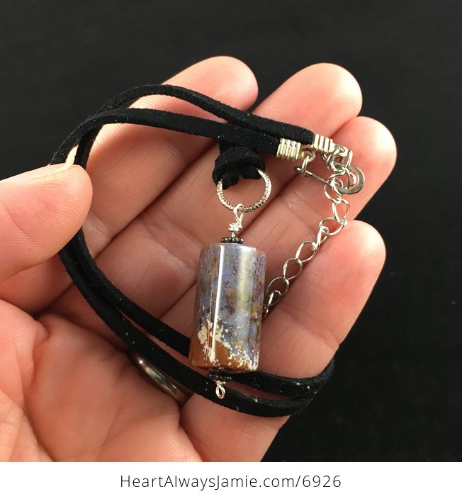 Fancy Jasper Stone Jewelry Pendant Necklace - #sujfIyz4h5o-4