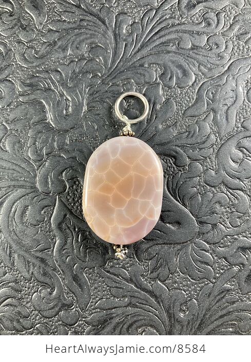 Fire Agate Stone Jewelry Pendant - #HdmPCeT3OrY-4