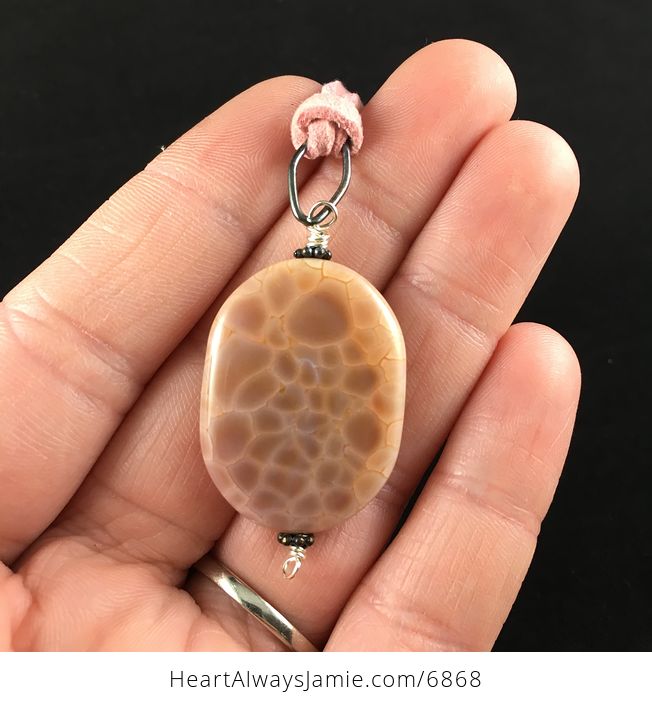 Fire Agate Stone Jewelry Pendant Necklace - #Sx10wjY0Gmg-1