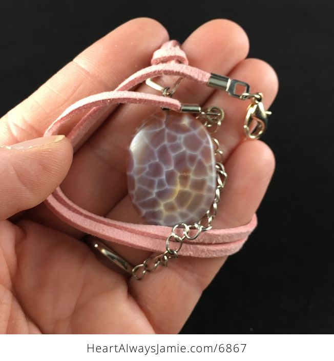 Fire Agate Stone Jewelry Pendant Necklace - #dETCBgK5Elw-4
