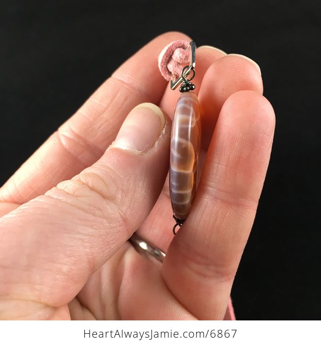 Fire Agate Stone Jewelry Pendant Necklace - #dETCBgK5Elw-3