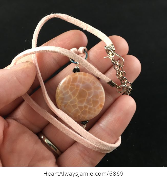 Fire Agate Stone Jewelry Pendant Necklace - #gzfYpTrKu0w-4