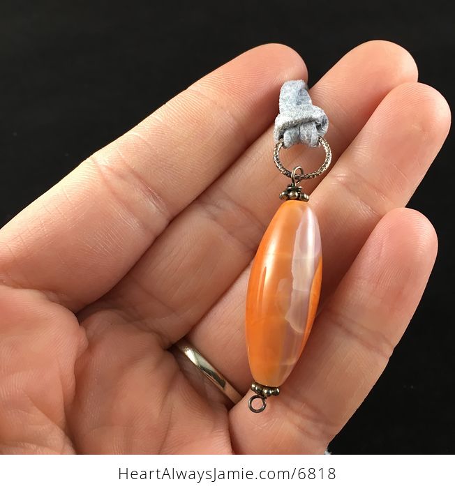 Fire Agate Stone Jewelry Pendant Necklace - #qCtmBmxcdf4-2