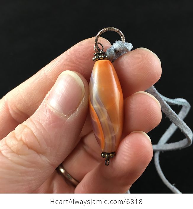 Fire Agate Stone Jewelry Pendant Necklace - #qCtmBmxcdf4-4