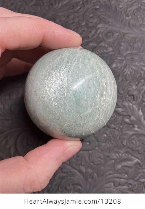 Flashy Amazonite Crystal Sphere - #TF0V8ZV1dgA-11