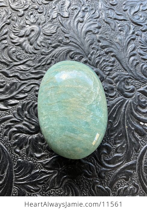 Flashy Amazonite Palm Stone Crystal - #ulecT6QLFx8-1
