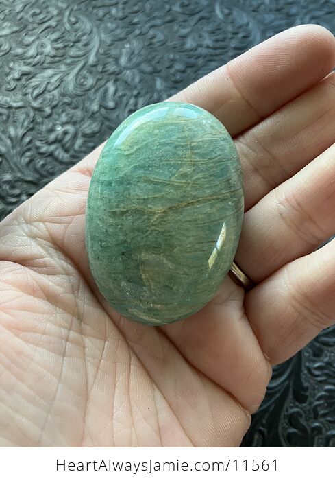 Flashy Amazonite Palm Stone Crystal - #ulecT6QLFx8-3