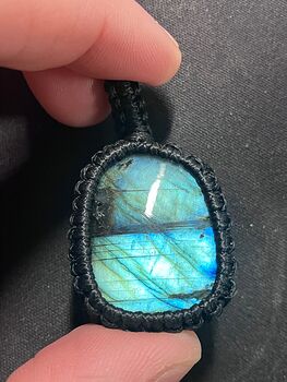 Flashy Labradorite Crystal Stone Jewelry Pendant #tmkDyGxJpdw