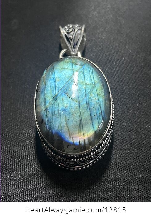 Flashy Labradorite Crystal Stone Jewelry Pendant - #0lg4ARZ33Uk-10