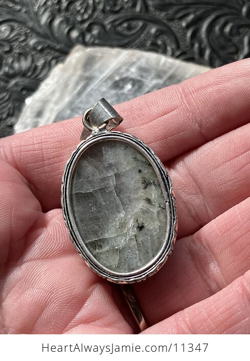 Flashy Labradorite Crystal Stone Jewelry Pendant - #UthEea3Kf4s-6