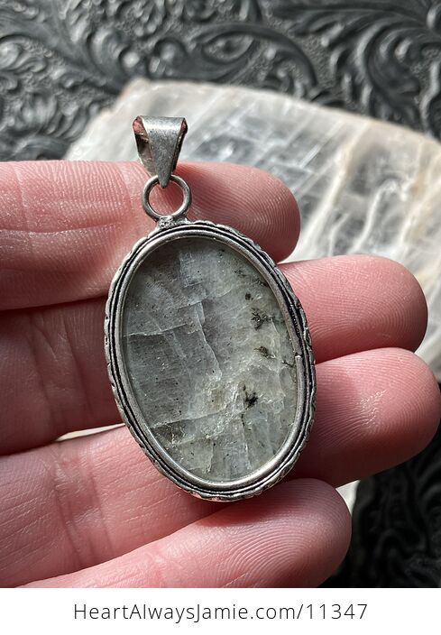 Flashy Labradorite Crystal Stone Jewelry Pendant - #UthEea3Kf4s-8