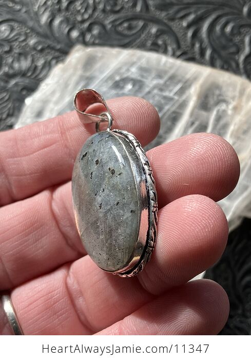 Flashy Labradorite Crystal Stone Jewelry Pendant - #UthEea3Kf4s-5