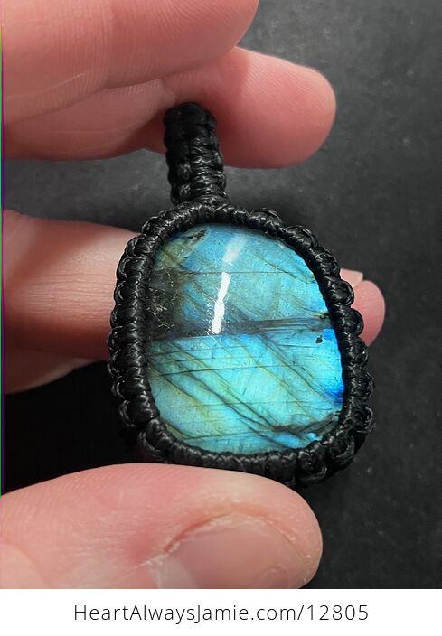 Flashy Labradorite Crystal Stone Jewelry Pendant - #tmkDyGxJpdw-11