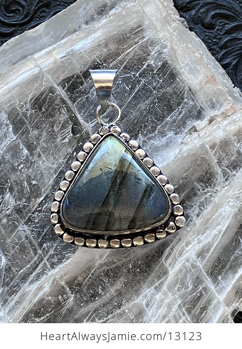 Flashy Labradorite Pendant Stone Crystal Jewelry - #ZMHdFj34Kqc-6