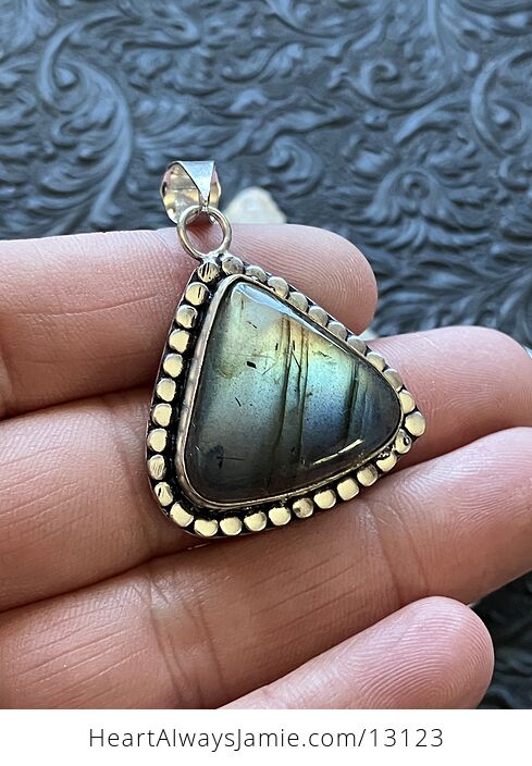 Flashy Labradorite Pendant Stone Crystal Jewelry - #ZMHdFj34Kqc-8