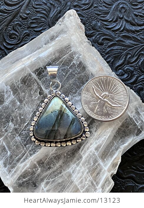 Flashy Labradorite Pendant Stone Crystal Jewelry - #ZMHdFj34Kqc-5