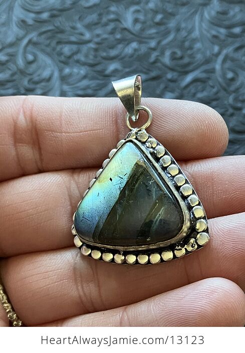 Flashy Labradorite Pendant Stone Crystal Jewelry - #ZMHdFj34Kqc-3