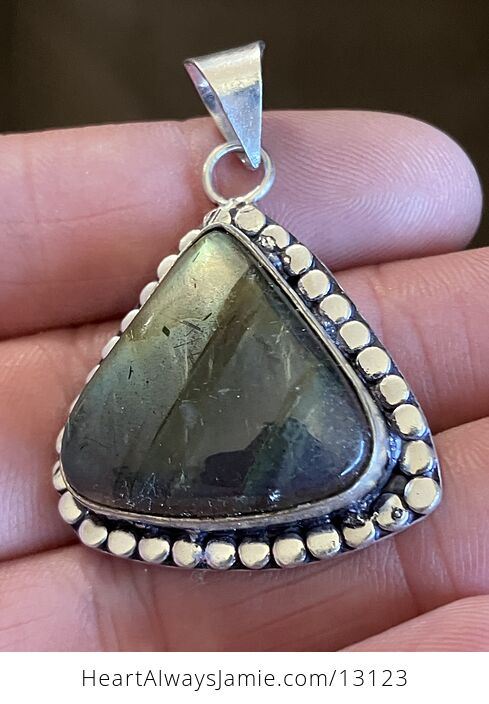 Flashy Labradorite Pendant Stone Crystal Jewelry - #ZMHdFj34Kqc-12