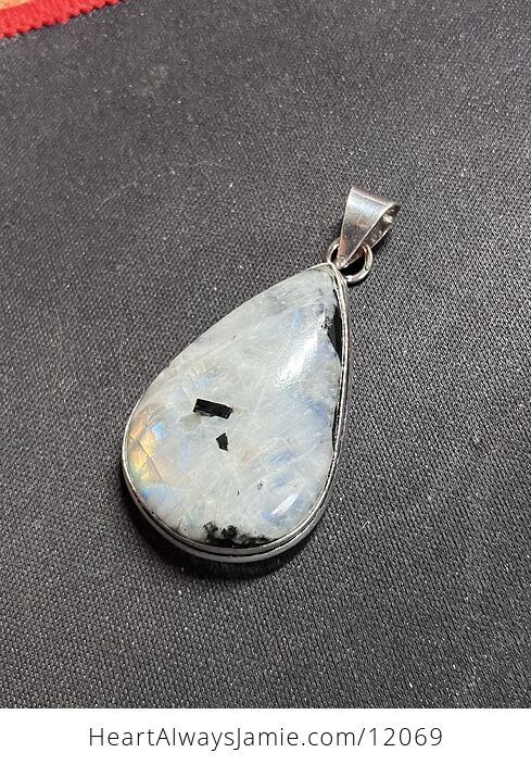 Flashy Rainbow Moonstone Gemstone Crystal Jewelry Pendant - #30Xsa5Tr5LI-4