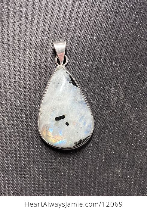 Flashy Rainbow Moonstone Gemstone Crystal Jewelry Pendant - #30Xsa5Tr5LI-2