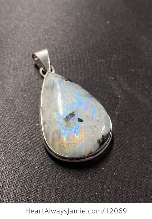 Flashy Rainbow Moonstone Gemstone Crystal Jewelry Pendant - #30Xsa5Tr5LI-3