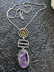 Funky Ametrine Stone Crystal Jewelry Necklace #1El04dPDTFU