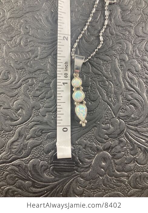 Gilson Opal Pendant Stone Jewelry Necklace - #ISnRiJ8c8WQ-3