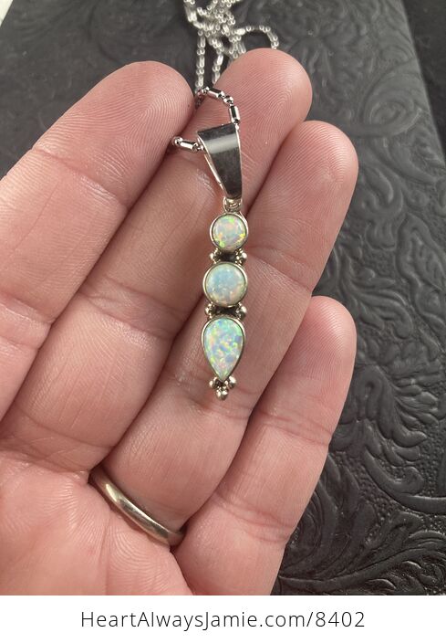 Gilson Opal Pendant Stone Jewelry Necklace - #ISnRiJ8c8WQ-4