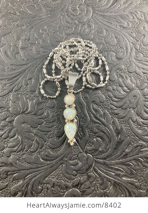 Gilson Opal Pendant Stone Jewelry Necklace - #ISnRiJ8c8WQ-2