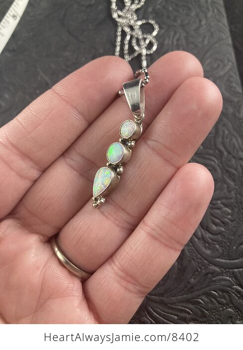 Gilson Opal Pendant Stone Jewelry Necklace - #ISnRiJ8c8WQ-5