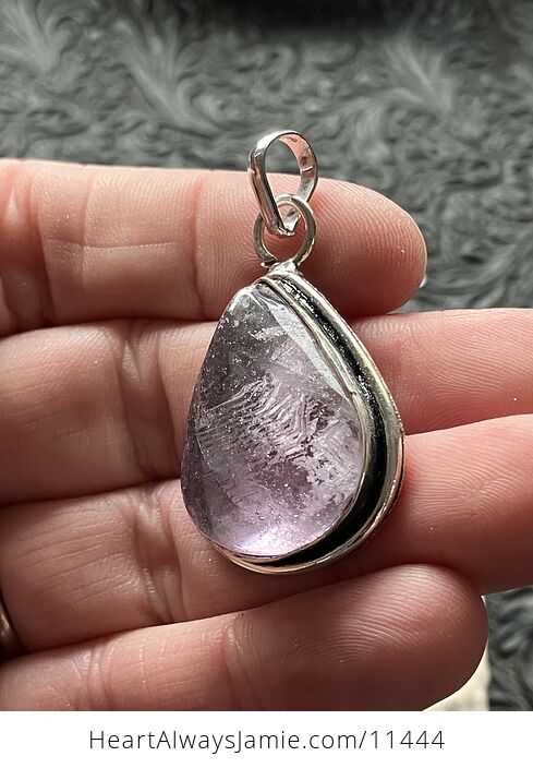 Gods Fingerprint Amethyst Stone Crystal Jewelry Pendant - #chtMncNxLKg-3