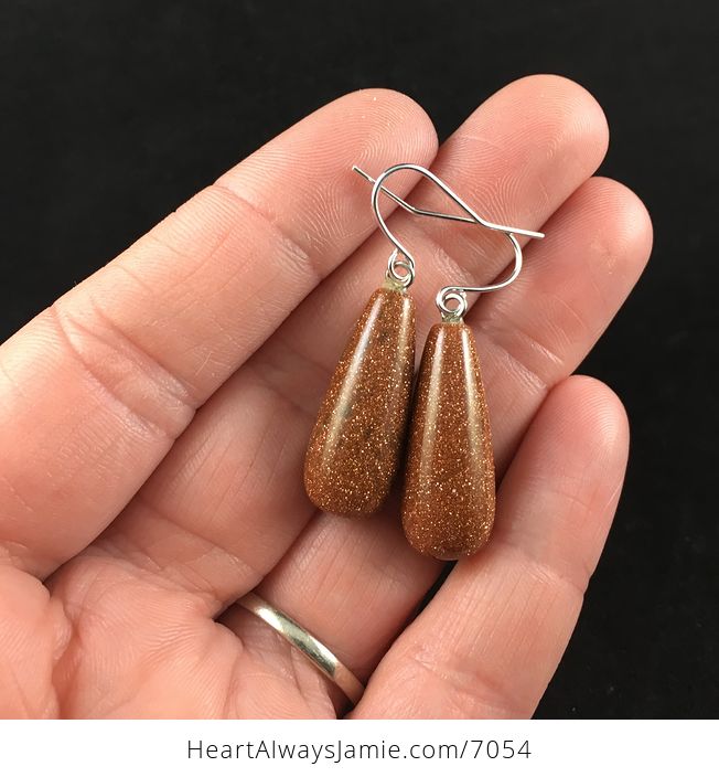 Goldstone Jewelry Earrings - #jpC7wZSikcw-1