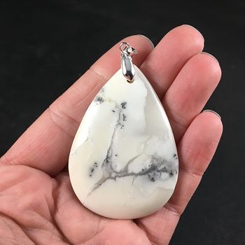 Gorgeous African Dendrite Moss Opal Stone Pendant #c2lquiseVCk