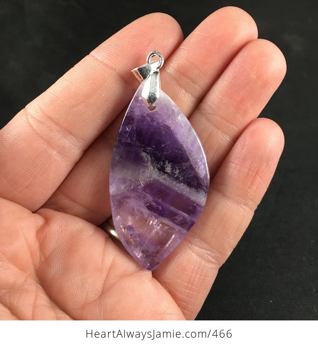 Gorgeous Amethyst Stone Pendant Necklace - #ll0gCuho9Ys-2