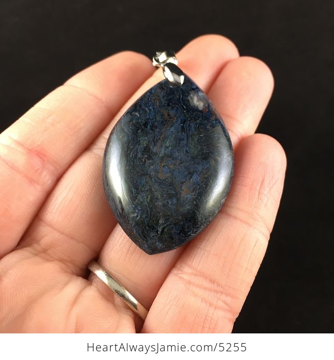 Gorgeous Blue Pietersite Stone Jewelry Pendant - #vnI0sPFSBMo-2