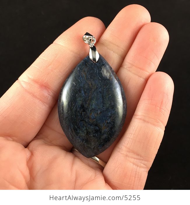 Gorgeous Blue Pietersite Stone Jewelry Pendant - #vnI0sPFSBMo-1