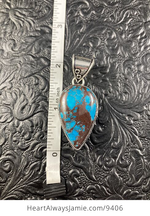 Gorgeous Blue Turquoise Crystal Stone Jewelry Pendant - #4KEKi8iL8Pk-3