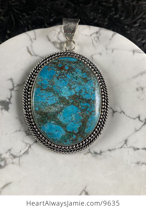 Gorgeous Blue Turquoise Crystal Stone Jewelry Pendant - #j3PqEPOUM9Q-2