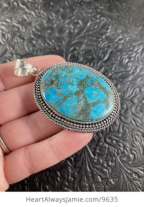 Gorgeous Blue Turquoise Crystal Stone Jewelry Pendant - #j3PqEPOUM9Q-4