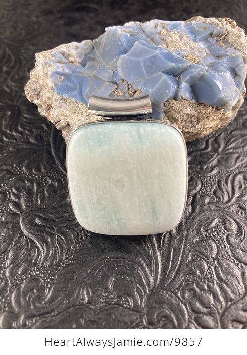 Gorgeous Hemimorphite Crystal Stone Jewelry Pendant - #NQuFLshqcd0-5