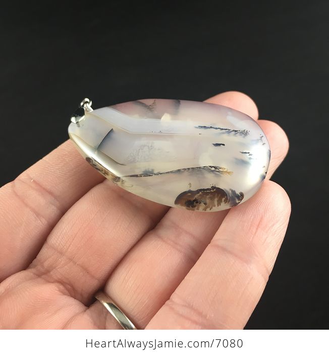 Gorgeous Natural Scenic Agate Stone Jewelry Pendant - #gyI8ZxADHPE-4