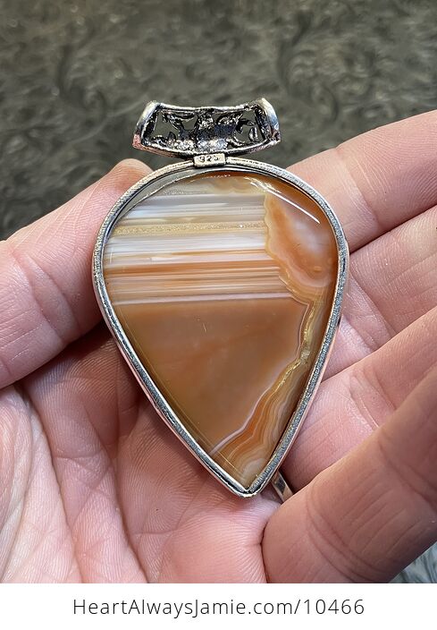 Gorgeous Orange Sardonyx Crystal Stone Jewelry Pendant Charm - #fkKeWskGjVM-9