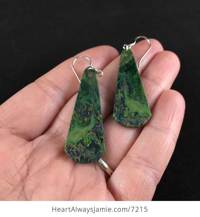 Green African Jade Stone Jewelry Earrings - #I3O3SnhpFLA-5