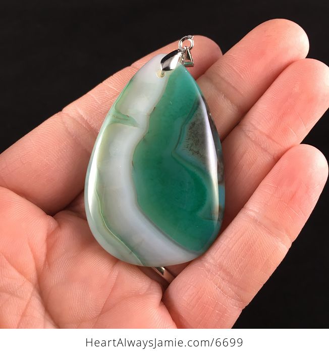Green Agate Stone Jewelry Pendant - #qNe2da42s28-6
