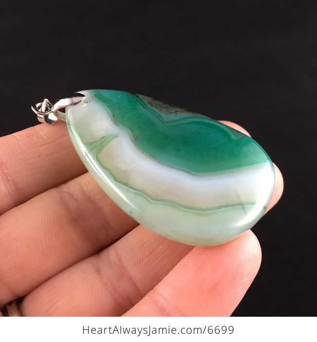 Green Agate Stone Jewelry Pendant - #qNe2da42s28-8