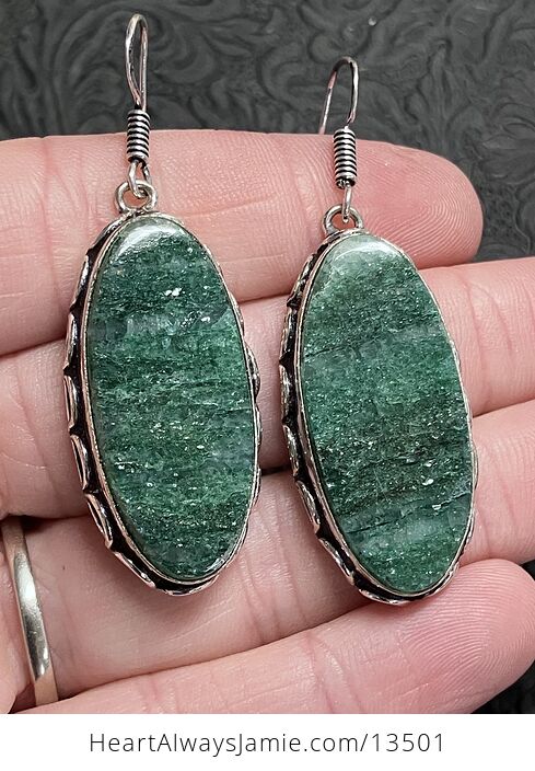 Green Aventurine Earrings Crystal Stone Jewelry - #LvhbrOGbxi8-5